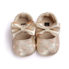 Baby Shoes Newborn Infant Boy Girl First Walker PU Sofe Sole Princess Bowknot Fringe Toddler Baby Crib Shoes Casual Moccasins