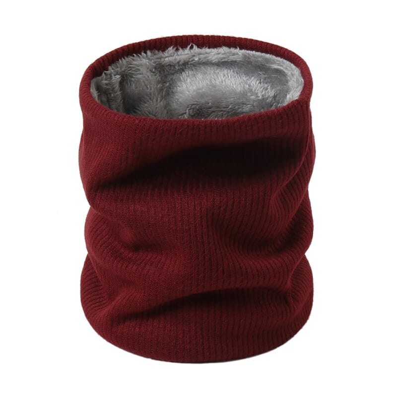 2022 New Neck Scarf Winter Women Men Solid Knitting Collar Thick Warm Velveted Rings Scarves High Quality Allmatch Muffler