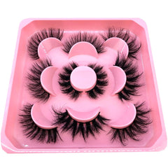 2023 New 5 pairs natural false eyelashes fake lashes long makeup 3d mink lashes eyelash extension mink eyelashes short eyelashes