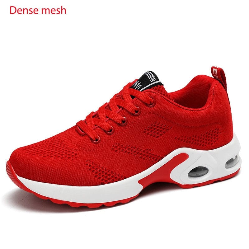 Fashion Lace Up Women Running Shoes Lightweight Sneakers Breathable Outdoor Sports Fitness Shoes Comfort Air Cushion