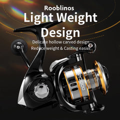 Fishing Reel Spinning Reels Saltwater Freshwater Ultralight Metal Frame Smooth And Tough High Speed Fishing Reels