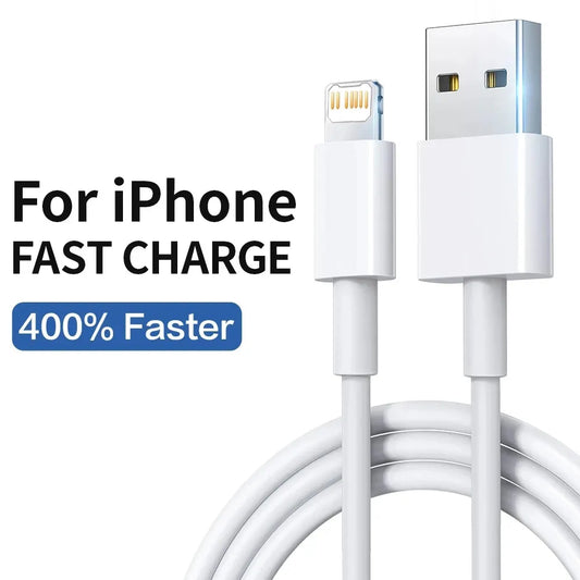 Iphone USB Cable For iPhone 14 13 12 11 Pro Max Mini 6 7 8 Plus XS X XR SE iPad 20W Phone Data Sync Fast Charging Wire Cord