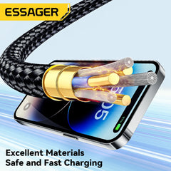 Iphone USB C Cable For iPhone 14 13 12 11 Pro Max Xs 8 Plus iPad Macbook Wire 29W PD Fast Charging Type C To Lighting Data Cord