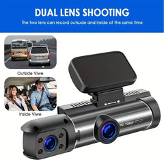 Dash Cam for cars, camera with IR Night Vision,Loop Recording, wide angle Car DVR Camera