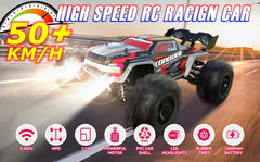 4WD 1:16 80KM/H Super Brushless 50KM/H Brushed RC Car 4x4 Off Road Remote Control High Speed Drift Monster Truck Toy  Kids Adult