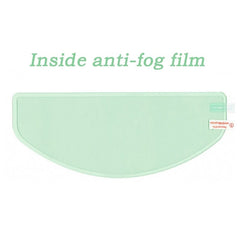 Universal Motorcycle Helmet Anti-fog Film and Rainproof Film Durable Nano Coating Sticker Film Helmet Accessories