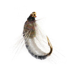 6PCS Trout Fishing Realistic Nymph Scud Fly Nymphing Artificial Insect Baits Flying Lure Fishing Accessories