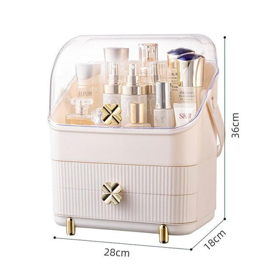 Fashion Acrylic Cosmetic Box Transparent Makeup Jewelry Drawer Home Storage Boxs Multifunctional Travel Cosmetic Organizer - Wowza