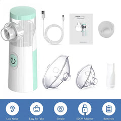 Nebuliser Humidifier Medical Silent Mesh Handheld Asthma Inhaler Atomiser Children Health Care Mini Portable