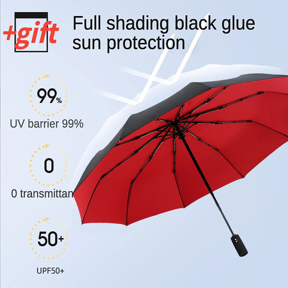 Umbrella Windproof Double Layer Fully Automatic Resistant Umbrella