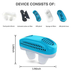 Silicone Anti Anoring Nasal Dilators Anti Snore Nose Clip Sleep Tray Sleeping Aid Apnea Guard Night Device