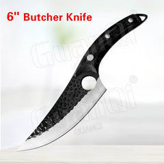 Fish Filleting Knife Stainless Steel Boning Knife Handmade Fishing Knife Kitchen Meat Cleaver Camping Cutter Chef Knives - Wowza