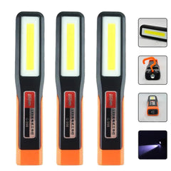 Powerful COB LED Work Light Torch Car Garage Mechanic Lamp USB Rechargeable Flashlight Magnetic Torch Emergency Light Warning Light