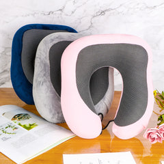 Soft Travel Pillow U Shaped Travel Healthcare Memory Foam Neck Cervical Airplane Pillow Neck Cushion