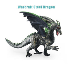 Hot Realistic Mythical Animal Model Dragon Figurines Simulation Monster Warcraft Firehawk Action Figure Children Colection Toys