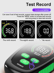 Alcohol Tester Rechargeable Digital Breath Tester Breathalyser Gas Alcohol Detector for Personal & Professional Use