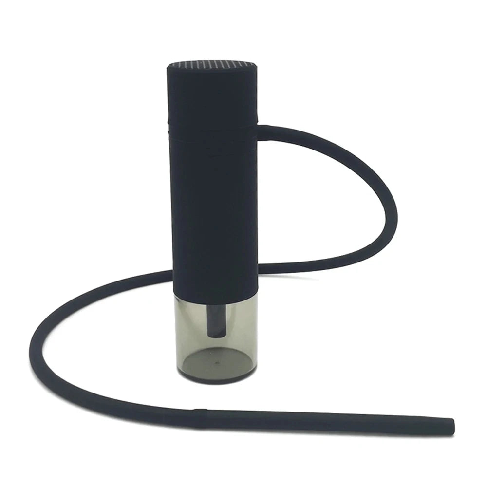 Portable Hookah Set with Chicha Ceramic Bowl Car Outdoor Travel Sheesha Narguile Complete Smoking Accessories Small Shisha Kit