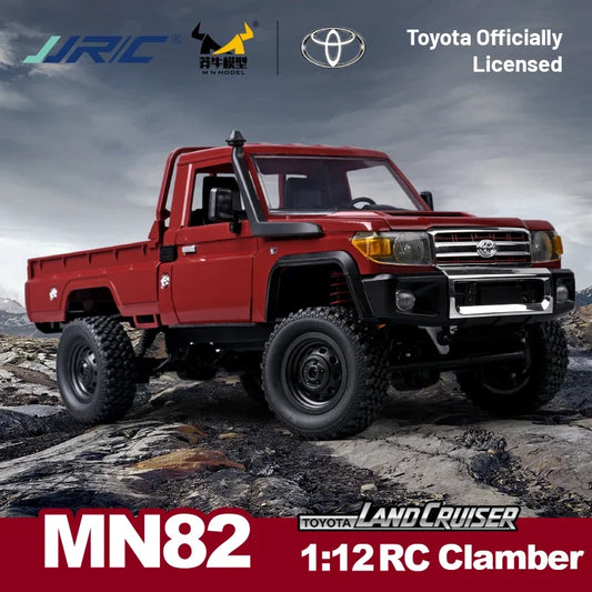 Toyota Land cruiser MN82 Remote Controlled Climbing Off-road Vehicle 1:12 Full scale 4WD LC79 RC Model Children Toy Rc Car