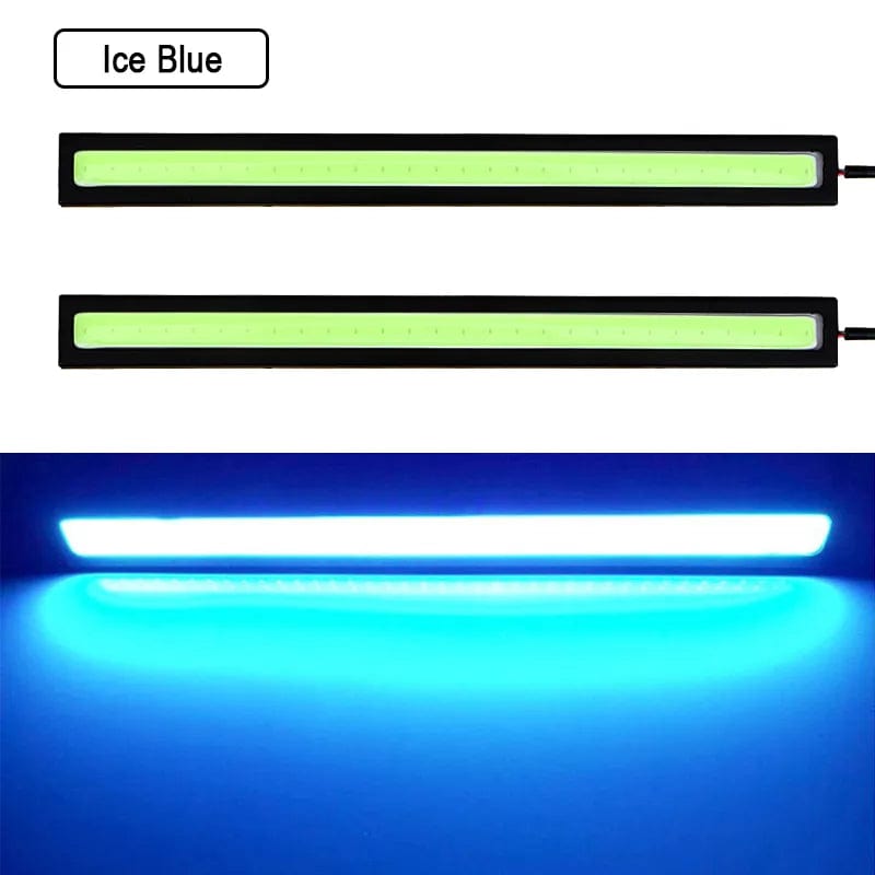 6 pieces Daytime Running Light Super Bright 17cm LED COB Fog  Waterproof 12V 6500K Car Light Auto Interior Styling Bar Lamp