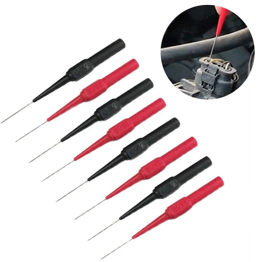 30V Car Tip Probes Diagnostic Tools Auto Multimeter Test Leads Back Piercing Needle Tip Probes Mechanical Tools