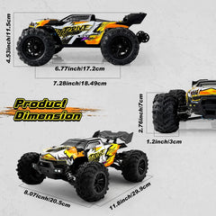 4WD 1:16 80KM/H Super Brushless 50KM/H Brushed RC Car 4x4 Off Road Remote Control High Speed Drift Monster Truck Toy  Kids Adult