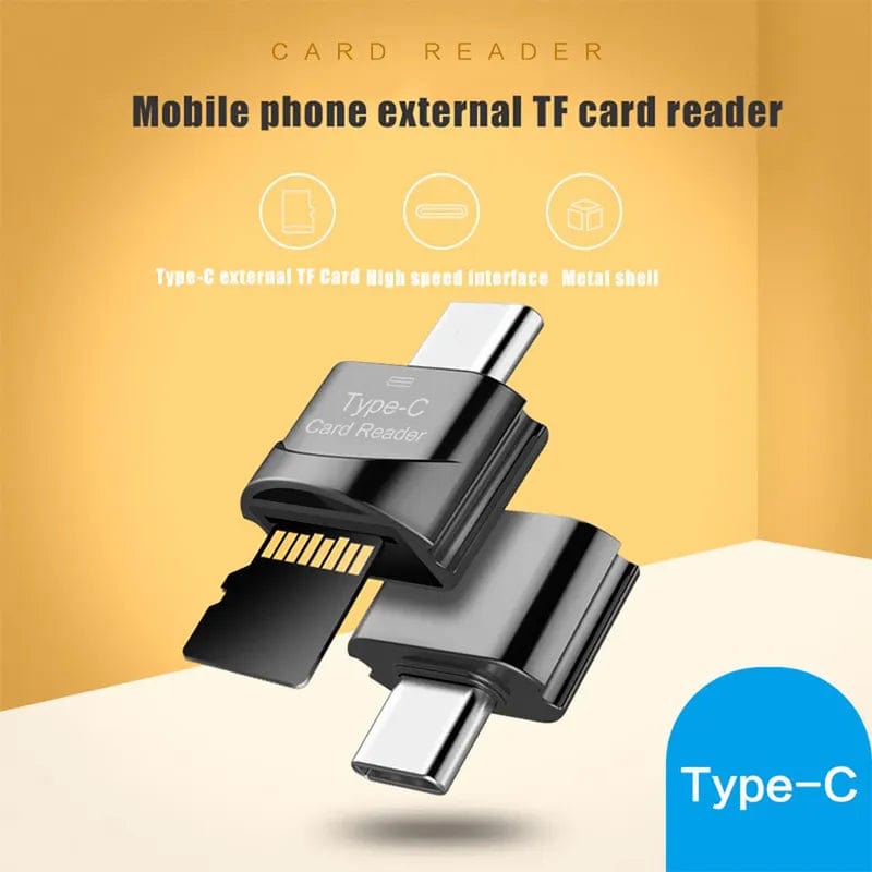 USB 3.1 Type C To Micro-SD TF Adapter Card reader High Speed Card Reader Smart Memory Card Reader For Apple Samsung Laptop