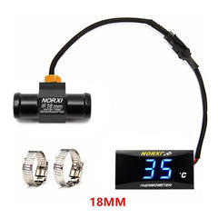 Motorcycle KOSO Water Temperature Mini Meter For XMAX250 300 NMAX CB 400 CB500X Sensor thermomete Temp gauges Scooter Racing