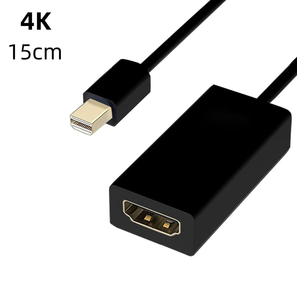 4K DisplayPort to HDMI-compatible Adapter Converter Display Port Male Mini DP to Female HD TV Cable Adapt Video For PC TV Cable