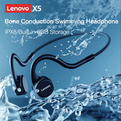 Lenovo Earphones X3 Pro Bluetooth Hifi Ear-hook Wireless Headset with Mic Waterproof Earbud
