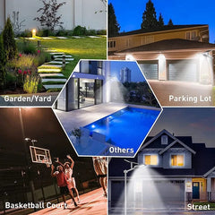 Super Bright Split solar street light Waterproof LED Solar Street Light Backyard Street Lamps Security Flood Lighting wall lamp