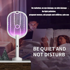 Mosquito Swatter with TYPE-C Charging, 3 in 1 Electric Mosquito Swatter, Mosquito Killer Lamp