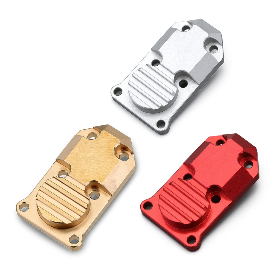 INJORA Brass Counterweight Steering Knuckles Wheel Hex Shock Absorber Axle Cover For RC Crawler Car Axial SCX24 Upgrade Parts
