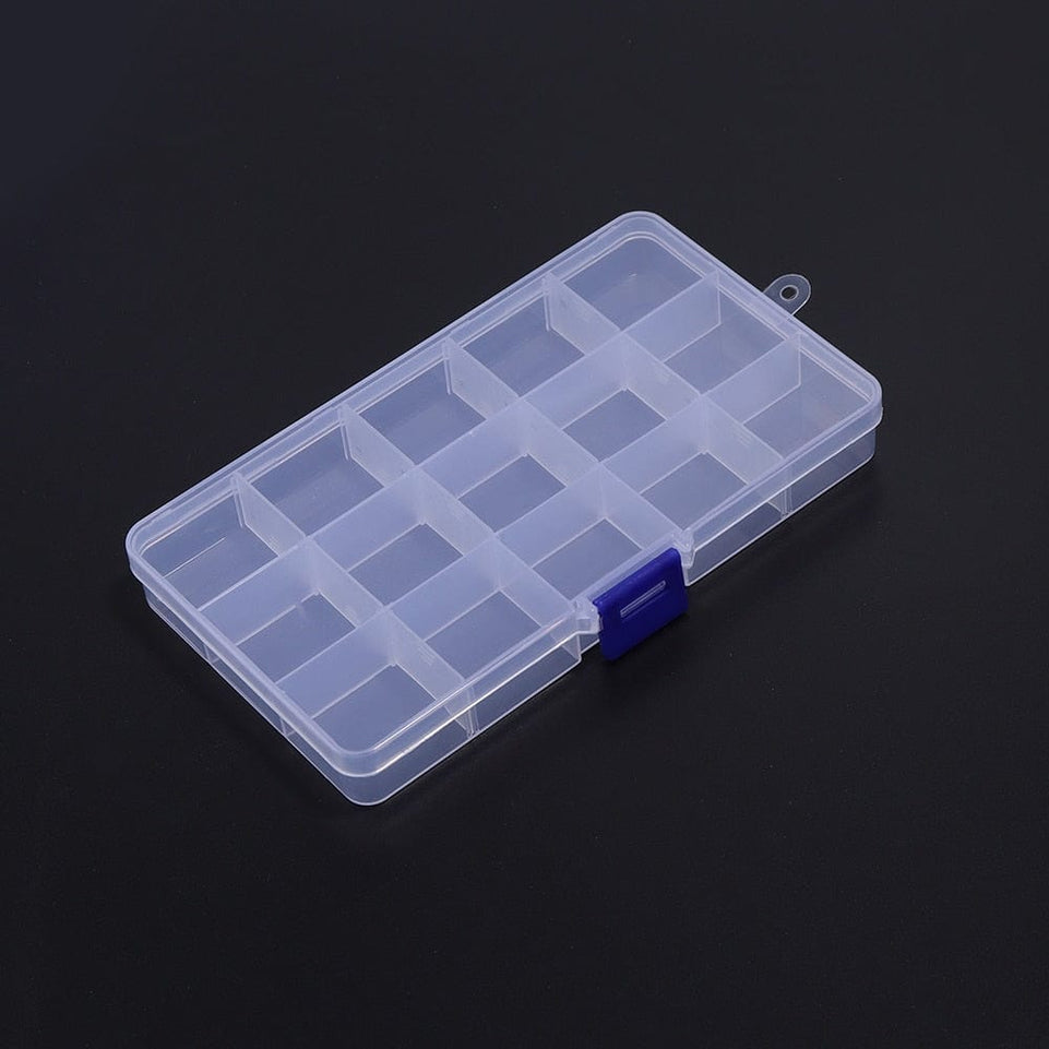 Plastic Jewelry Boxes Plastic Tool Box Adjustable Craft Organizer Storage Beads Bracelet Jewelry Boxes Packaging