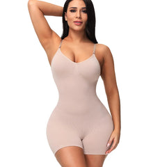 Open Crotch Bodysuit Shape wear Jumpsuit Body Shaper Compress Tummy Control Shapers Spandex Elastic Shape Seamless Smooth