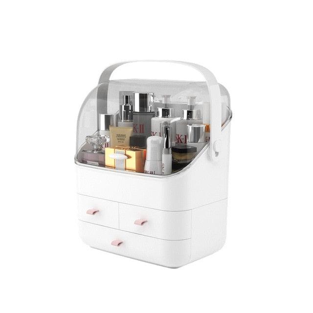 Fashion Acrylic Cosmetic Box Transparent Makeup Jewelry Drawer Home Storage Boxs Multifunctional Travel Cosmetic Organizer - Wowza