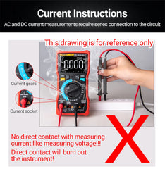 ANENG 683 Smart Multimeter High-end Touch 6000 Counts Multimetro Test Rechargeable Multitester AC/DC Voltage Tester Current Tool