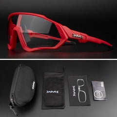 New Red Photochromic Cycling Glasses Gafas Ciclismo Fishing Sport Sunglasses MTB Bike Glasses Fietsbril Goggles Bicycle Eyewear