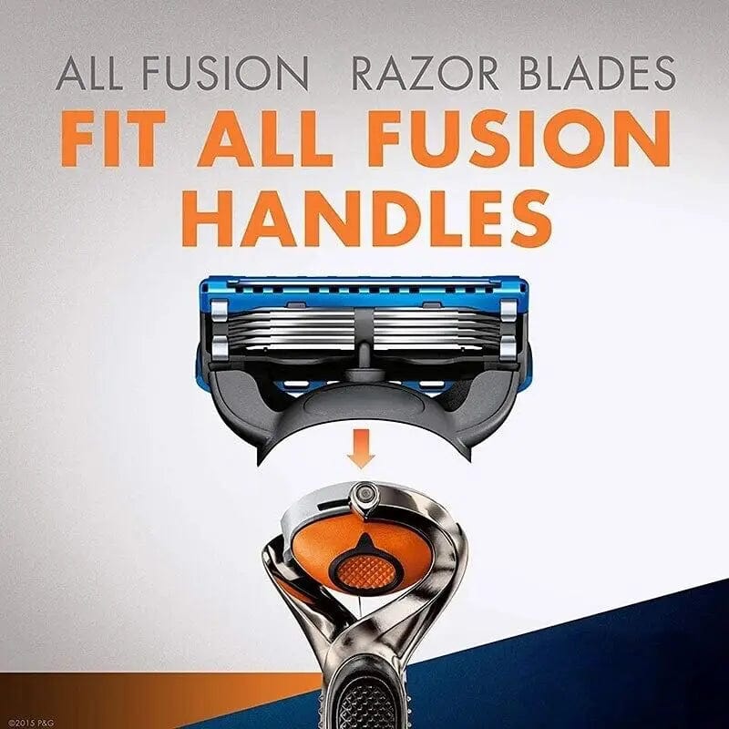 Five Layer Blade Manual Razor Blade, Men's Razor Vintage Beard Blade 5 Blade Razor Holder