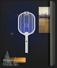 Mosquito Swatter with TYPE-C Charging, 3 in 1 Electric Mosquito Swatter, Mosquito Killer Lamp