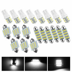 20pcs Car Interior LED Light T10/31mm/42SMD Universal Dash Lights Reading Lights Led Bulbs Combination Set DC12V