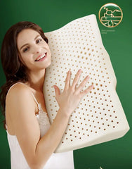 Thailand Latex Pillow For Neck Pain Protect Vertebrae Health Care Orthopedic Massage Pillows For Sleeping For Bedroom