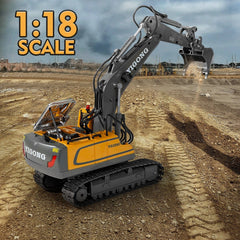 2.4G Remote Control Excavator RC Model Car Toys Dump Truck Bulldozer Engineering Vehicle Christmas Birthday Gifts