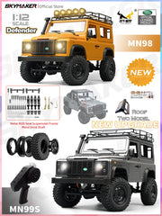 Landrover Remote Control Car MN99s MN98 1:12 RC Car 2.4G 4WD RC 1/12 RC Truck Cars Toys