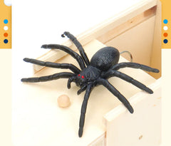 Trick Spider Funny Scare Box Wooden Hidden Box Quality Prank Wooden Scare Box Fun Game Prank Trick Friend Office Toys