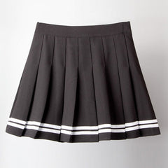 Black High Waist Mini Skirts Punk Pleated Vintage Skirt Gothic Streetwear Cross Print Pleated Women Skirts Lolita Harajuku Skirt