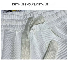 Summer Running Shorts for Men Casual Jogging Sport Short Pants Wave Pattern Solid Color Drawstring Loose Dry Gym Sports Shorts