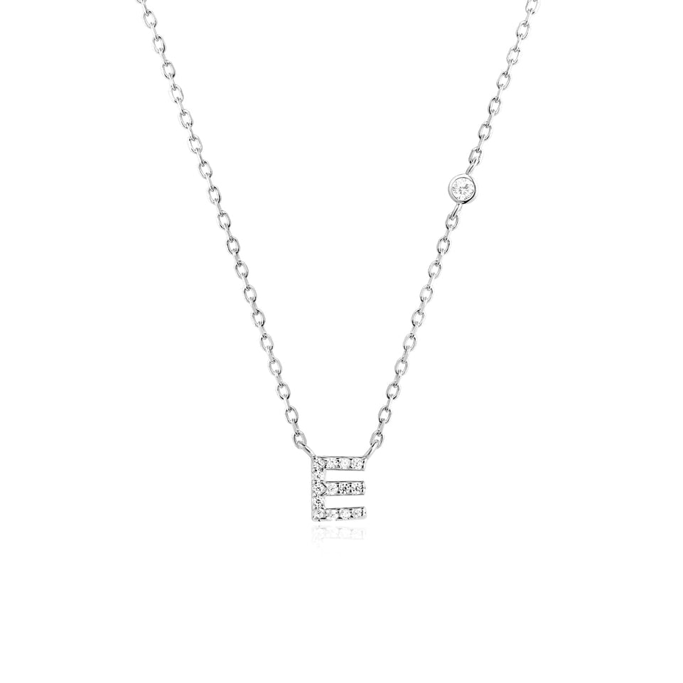 ANDYWEN 925 Sterling Silver Gold Small 26 Letters A- Z Zircon CZ Pendant Monogram Necklace Me 2020 Initial Alphabet M A Jewelry