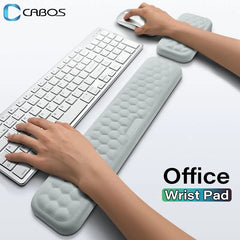 Keyboard Mouse Wrist Rest Office Typing Protection Relax Wrist Memory Foam Mouse Pad Computer Laptop Desk Mat