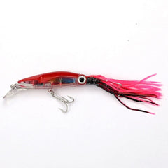 1Pcs 14cm 40g Octopus Fishing Lure 6 Colors Squid Hard Bait High Carbon Steel Hook Octopus Crank For Tuna Sea Allure Tools