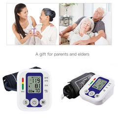 Arm Blood Pressure Monitor BP Equipment Automatic Professional Medical Portable Tonometer Digital Tensiometer Heart Rate Monitor